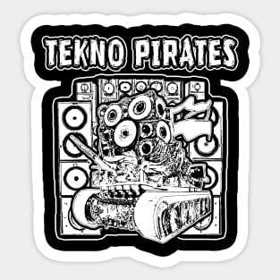 Tekno Pirates Tank Sticker